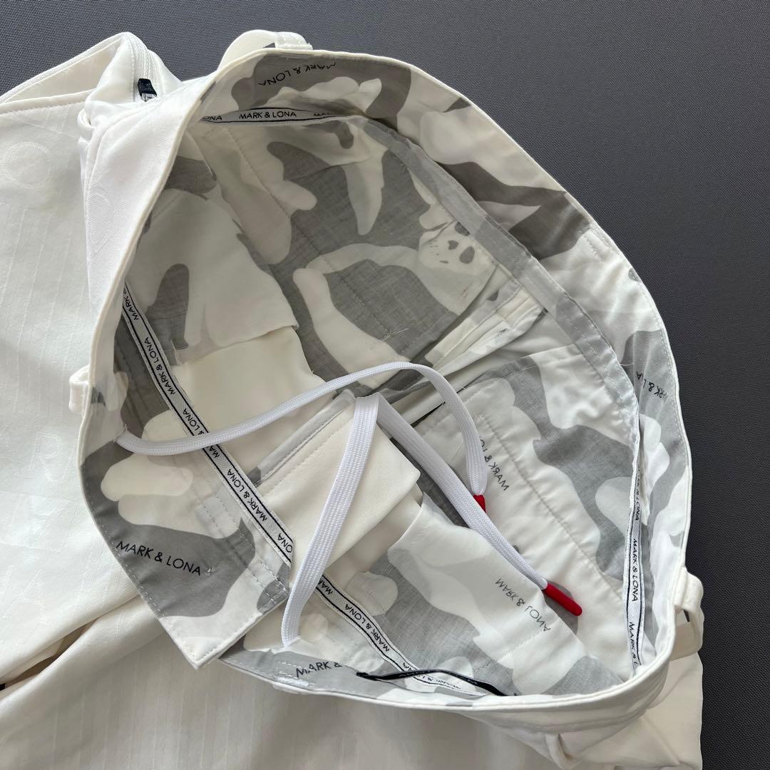 MARK&LONA マークアンドロナ　セットアップ　総柄　ロゴ　メンズ　ゴルフ