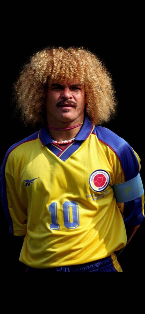 98年　コロンビア代表ユニフォーム　バルデラマ　レトロ