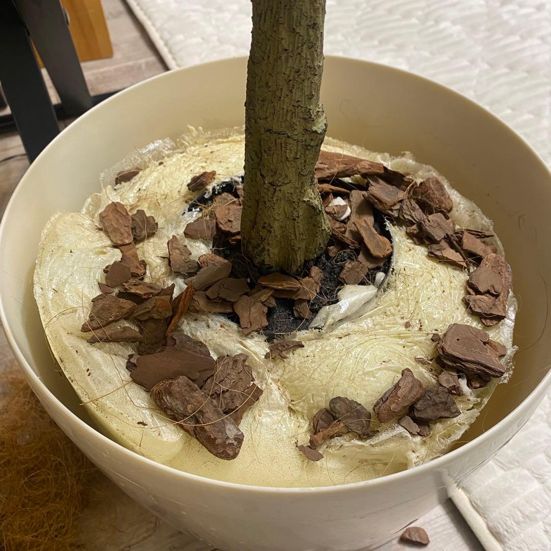 4/5以降発送） 140cm程度　10号鉢　フィカスベンジャミン　人工観葉植物