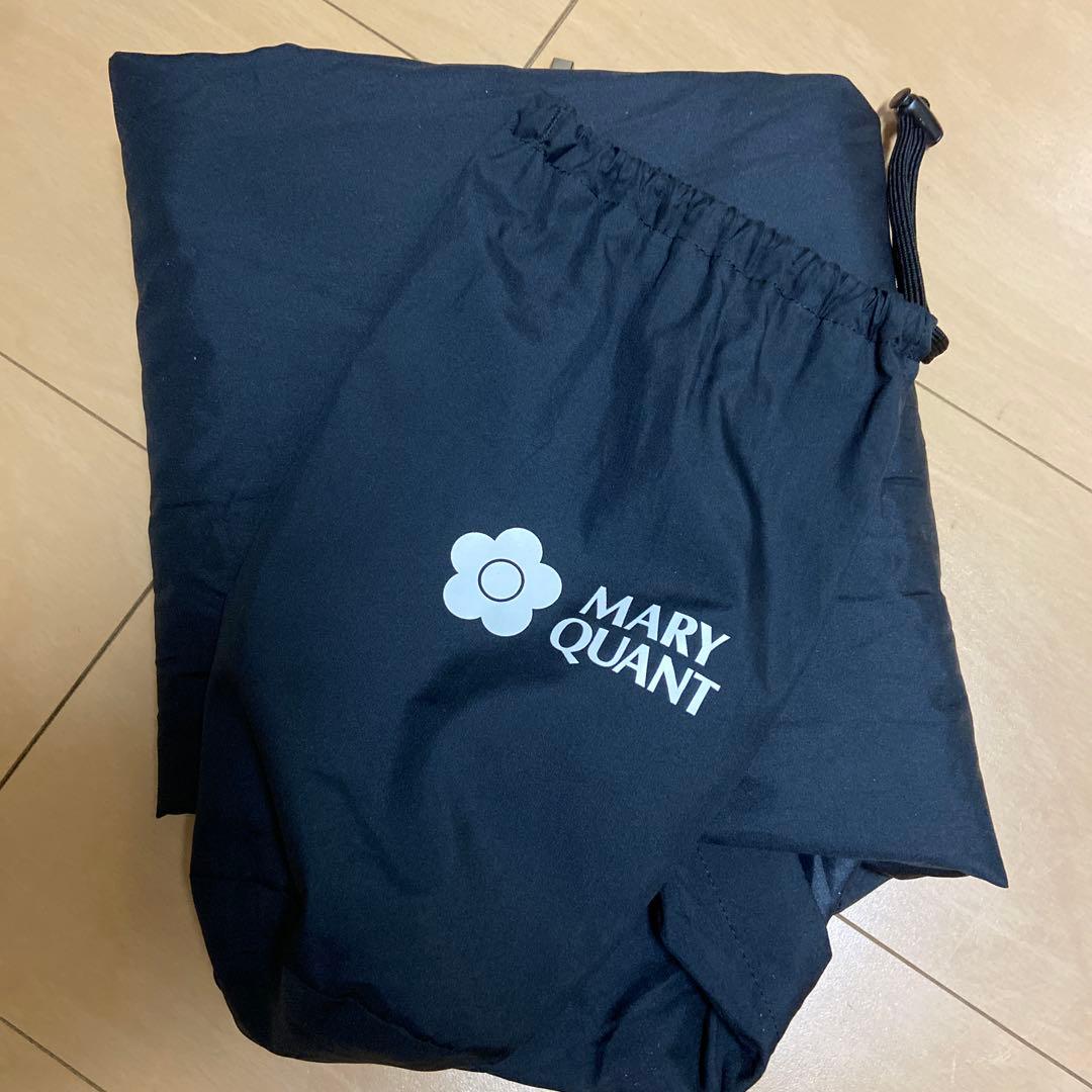 Mary Quant マリークワント 日本製 レインポンチョ ブラック 黒
