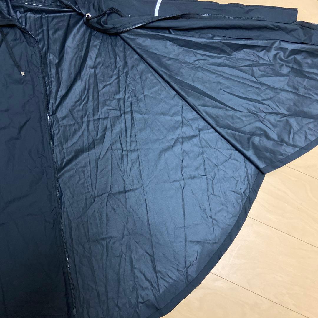 Mary Quant マリークワント 日本製 レインポンチョ ブラック 黒