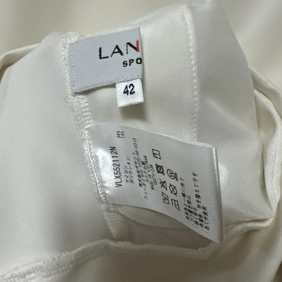 LANVINSPORT ランバンスポーツハイネック長袖シャツ【防風/吸汗速乾】