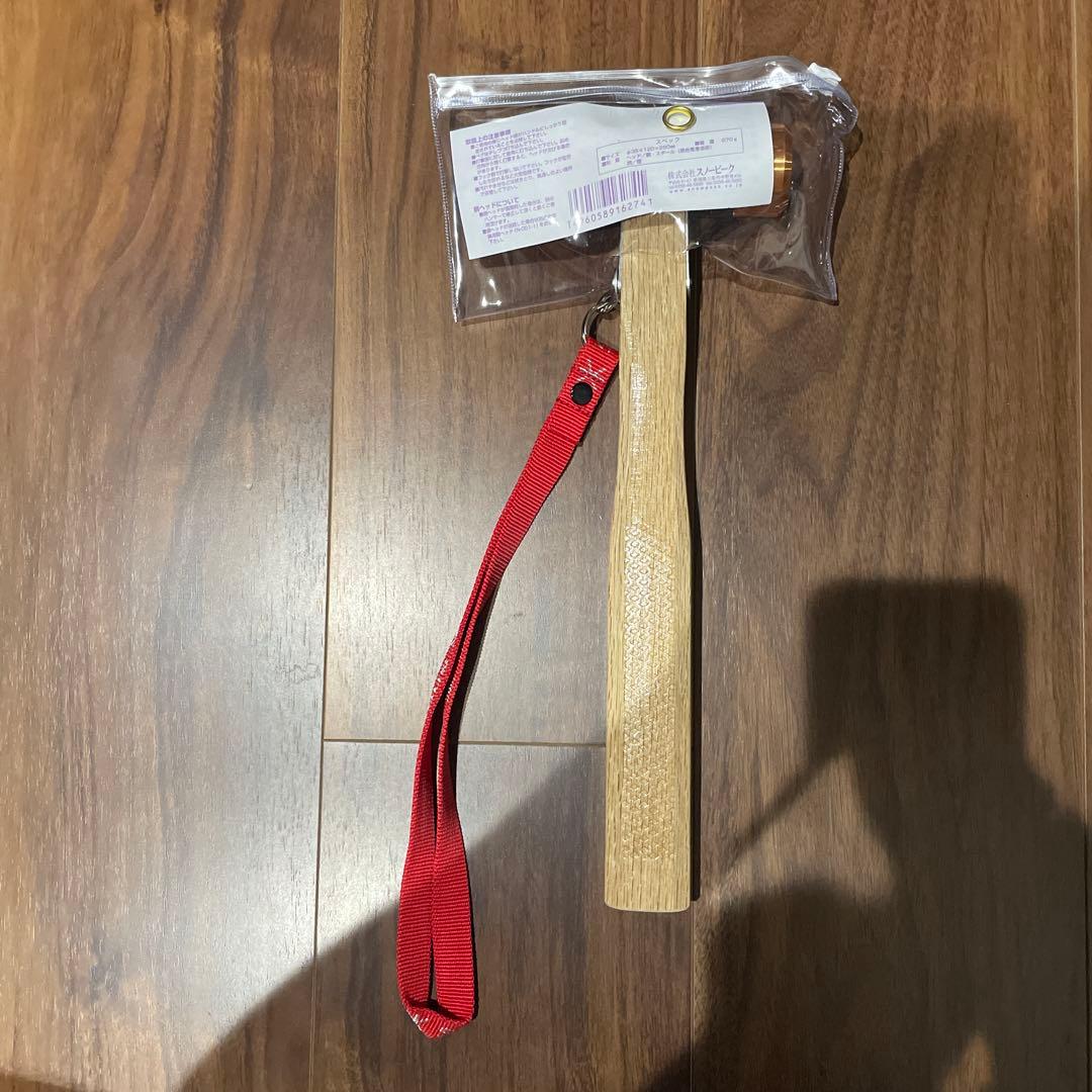 し*ろ様 ペグハンマー 木製ハンドル スノーピーク