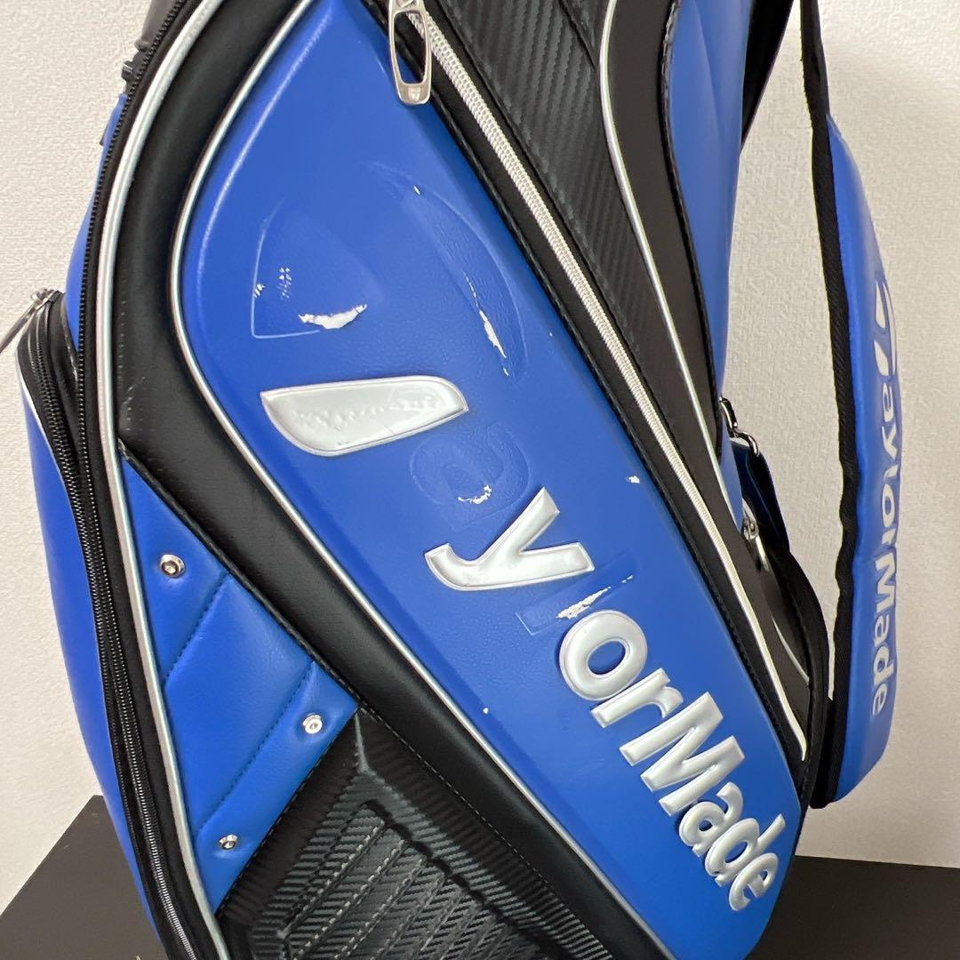 テーラーメイド キャディバッグ 5分割 ブルー×ブラック TaylorMade