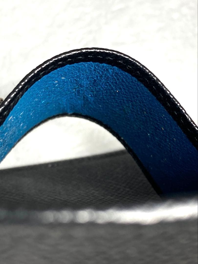 良品　BVLGARI ブルガリ　ブルガリ　レザー　6連キーケース　ブラック　黒