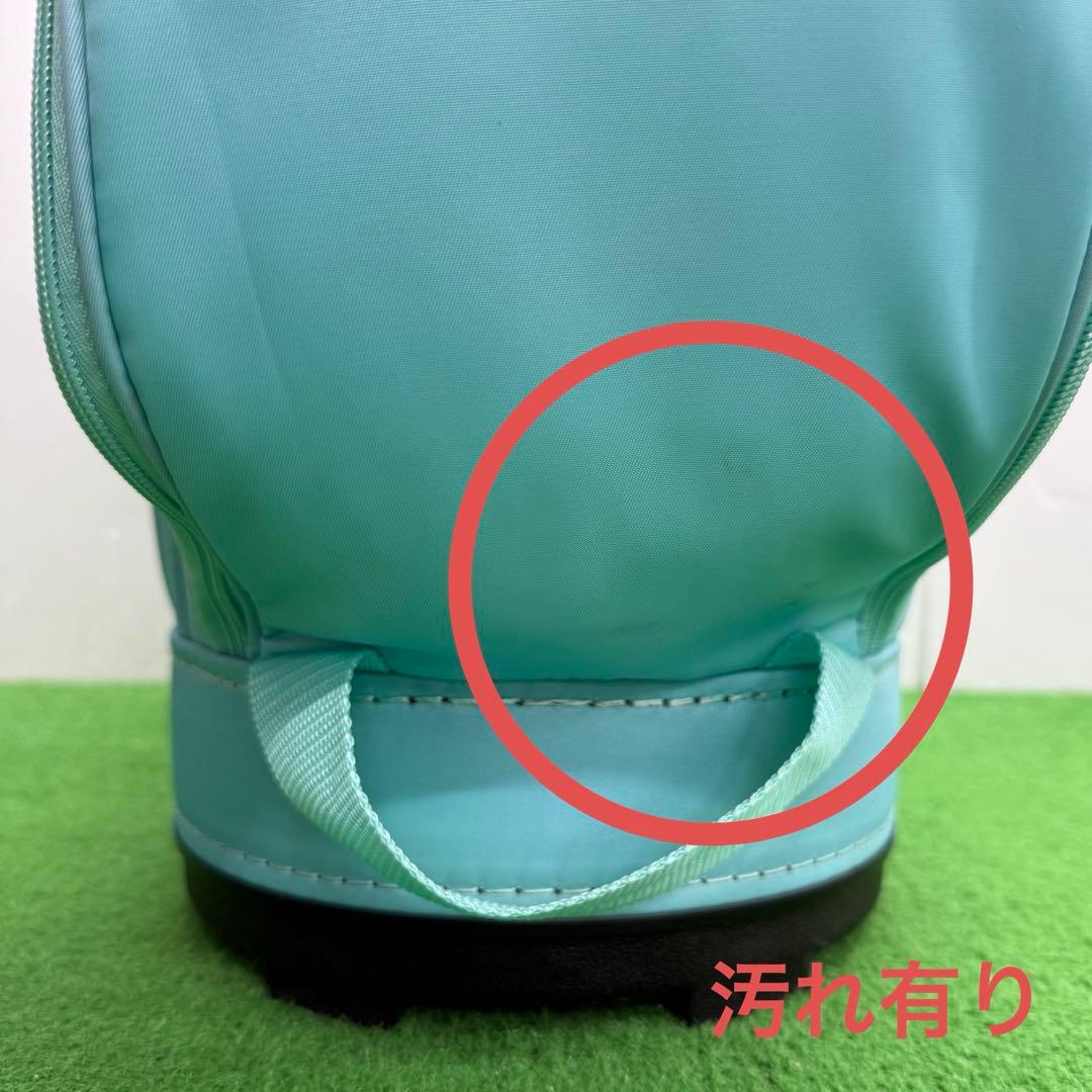 TaylorMade　キャディバッグ　水色　ゴルフバック　8インチ