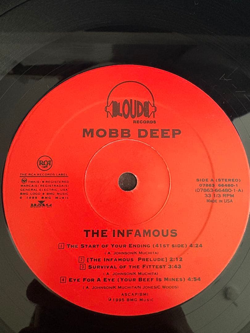USオリジナル盤 Mobb Deep / The Infamous