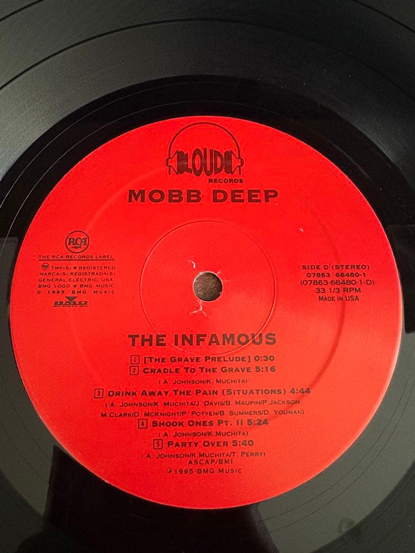 USオリジナル盤 Mobb Deep / The Infamous