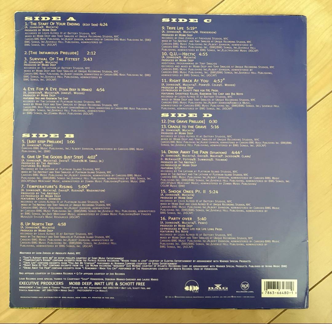 USオリジナル盤 Mobb Deep / The Infamous