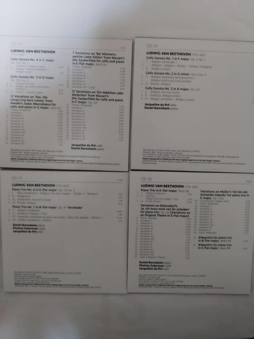 ジャクリーヌ・デュ・プレ 完全録音 23CD