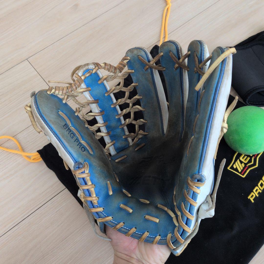 ZETT 軟式用グラブ 外野手用 プロステイタス ベイスターズ 金城モデル