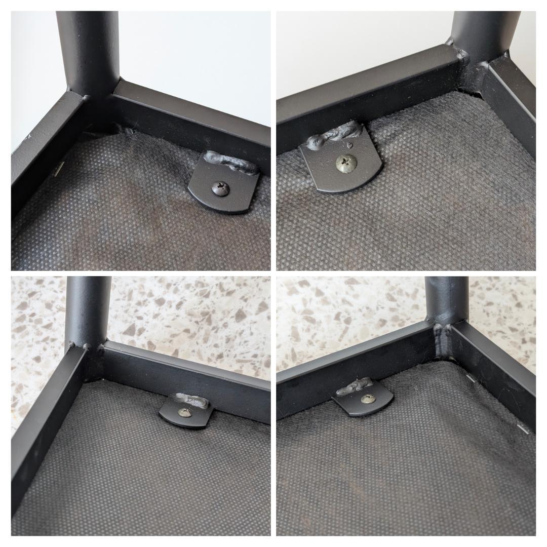 90s ビンテージ ADAL メタルフレーム チェア ブラック ポストモダン