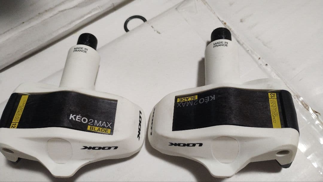未使用　LOOK ルック Keo 2 Maxケオ 白　ビンディングペダル