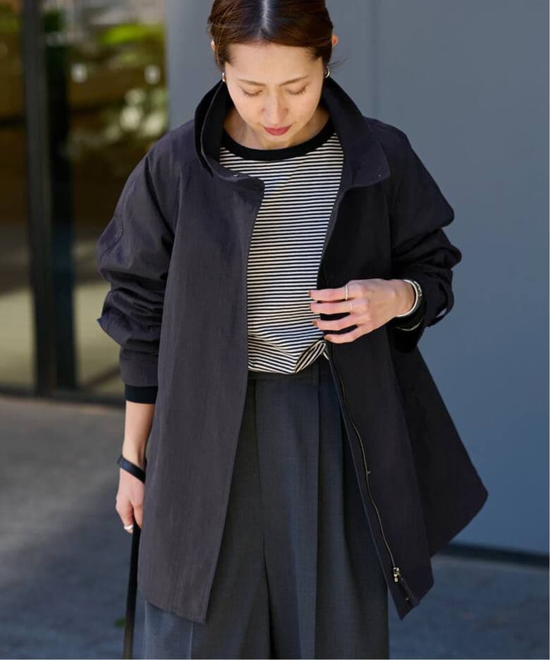 ☆【大人気】FRAMeWORK 撥水テントラインコート ネイビー 36☆