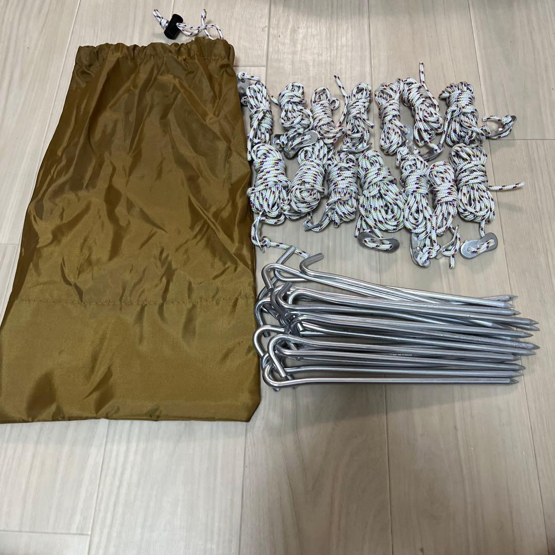 【使用回数1回】スノーピークエルフィールド ルーフシート＆インナーテント→未使用