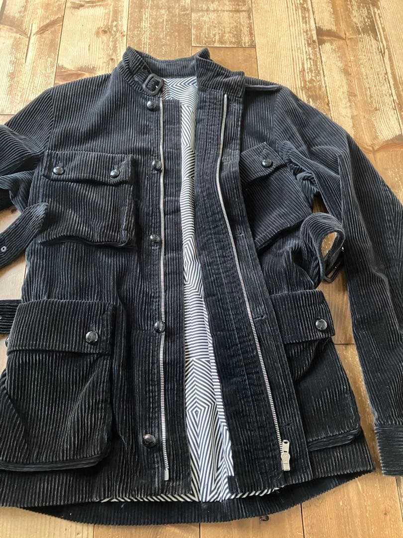 NUMBER (N)INE モーターサイクルジャケット 黒 2 01AW 日本製