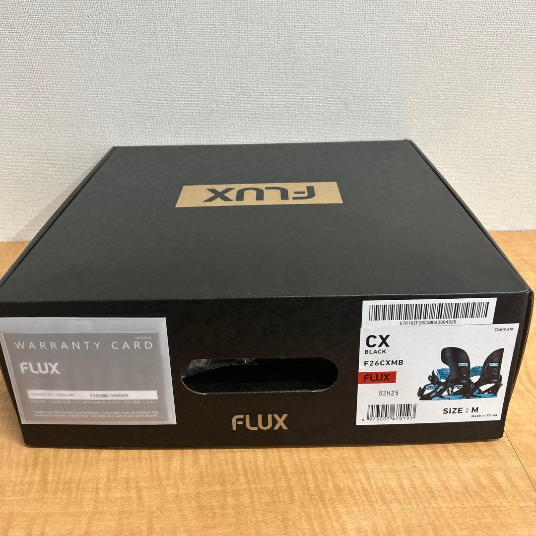 25-26 FLUX フラックス CX シーエックス BLACK M 新品未使用