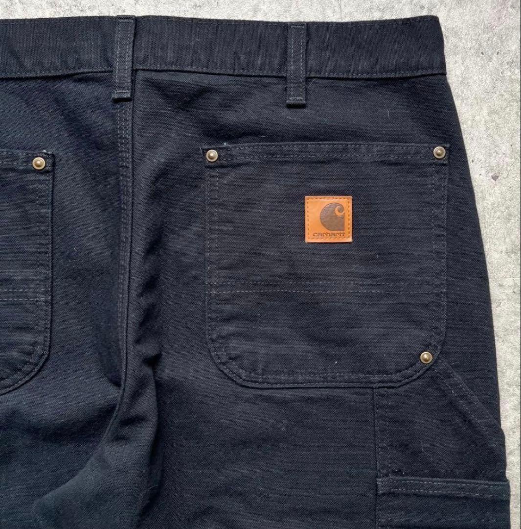 Carhartt カーハート ダブルニー ダックパンツ 34×30 ブラック