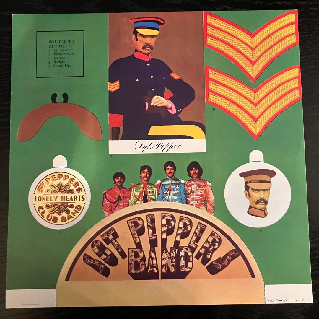【美品】BEATLES SGT.PEPPERS MONO レコード　初期盤
