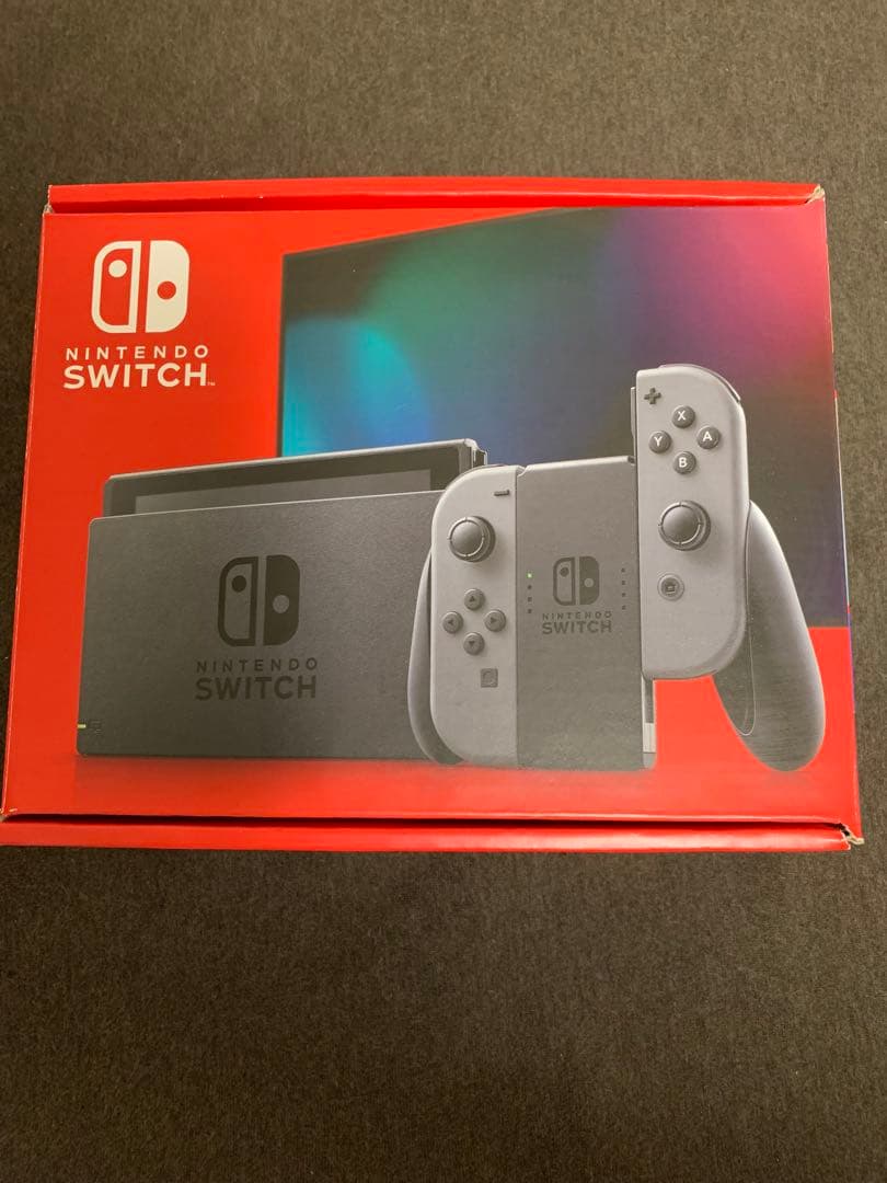 Nintendo Switch 本体 グレー 据え置きのみ美品