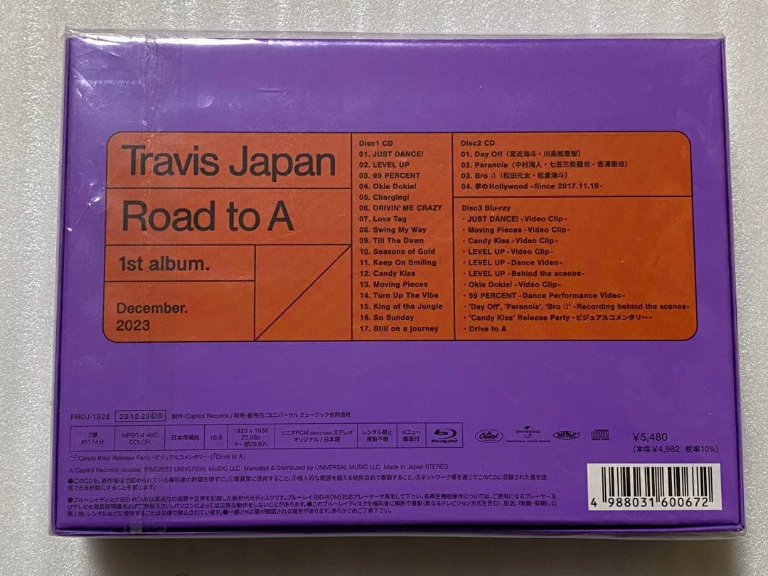 Travis Japan CD+Blu-ray Road to A FC限定盤