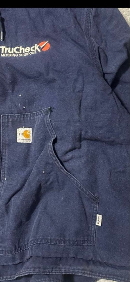 carhartt 90s アクティブジャケット　鬼フェード　雰囲気 企業 ダック