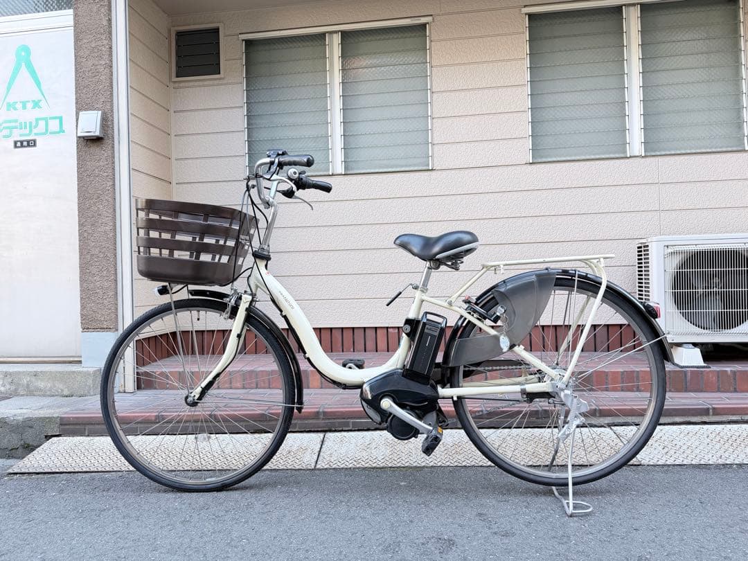 大阪府　ヤマハ 電動アシスト自転車 前バスケット付き