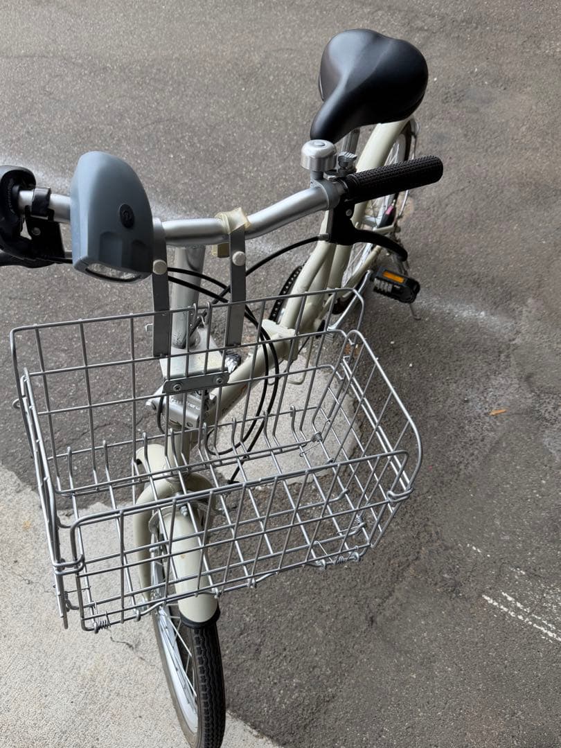 折りたたみ自転車 20インチ 6段ギア 折り畳み 自転車 カゴ付き