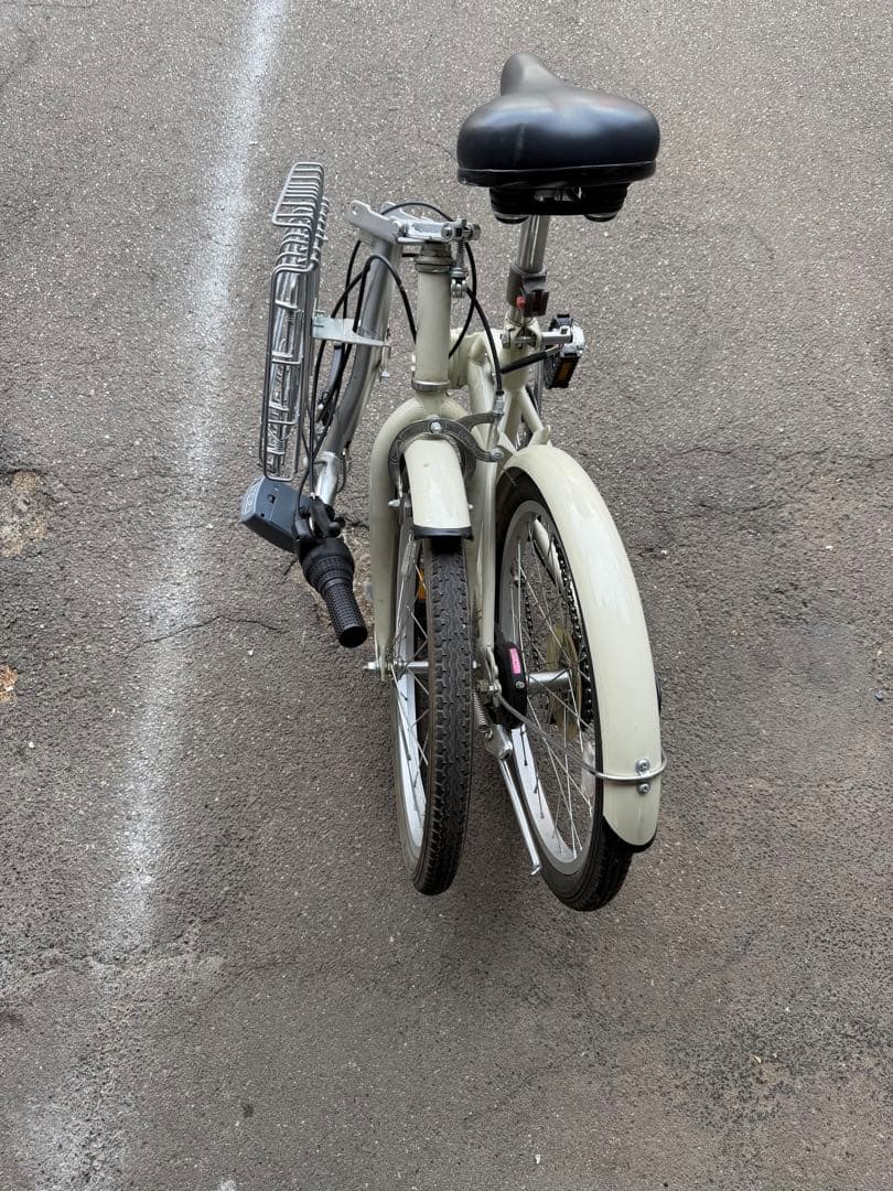 折りたたみ自転車 20インチ 6段ギア 折り畳み 自転車 カゴ付き