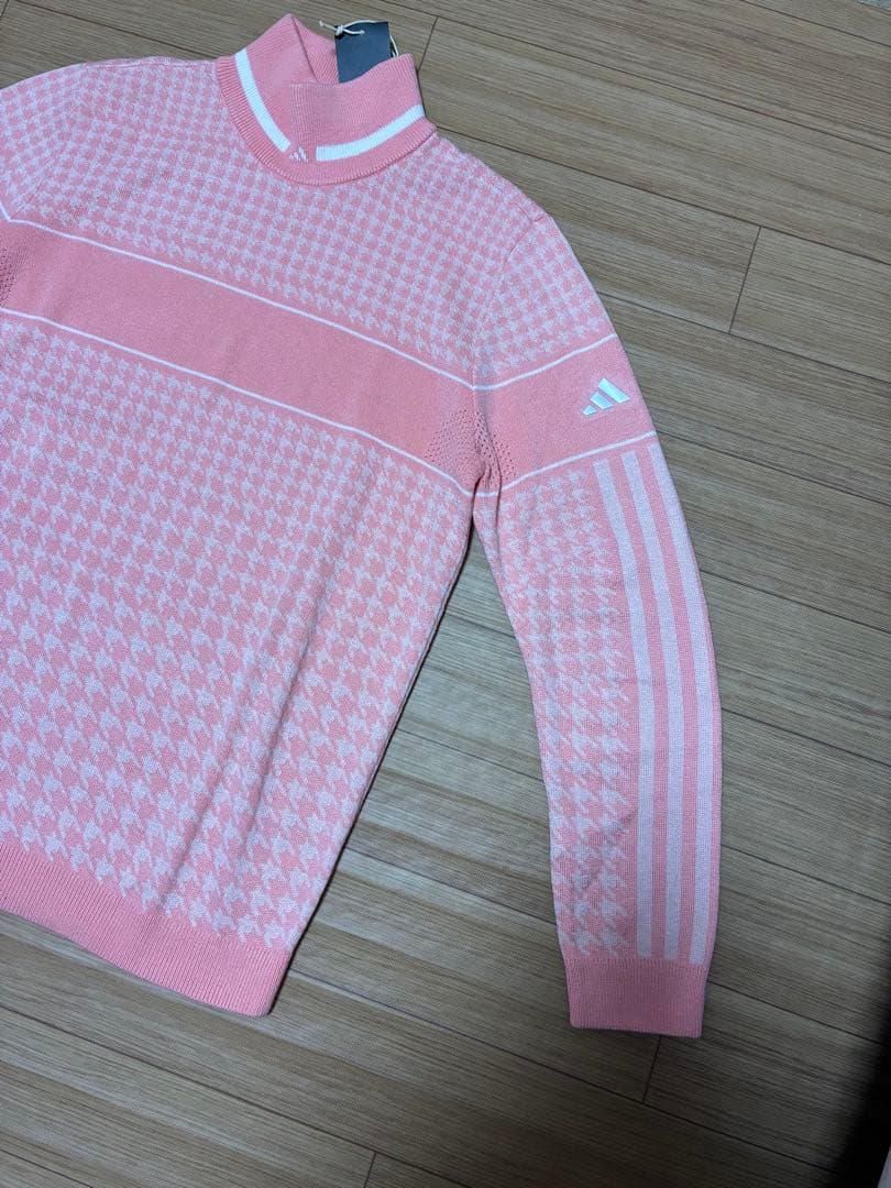 【新品Mサイズ】adidasゴルフ プライムニット モックネック セーター