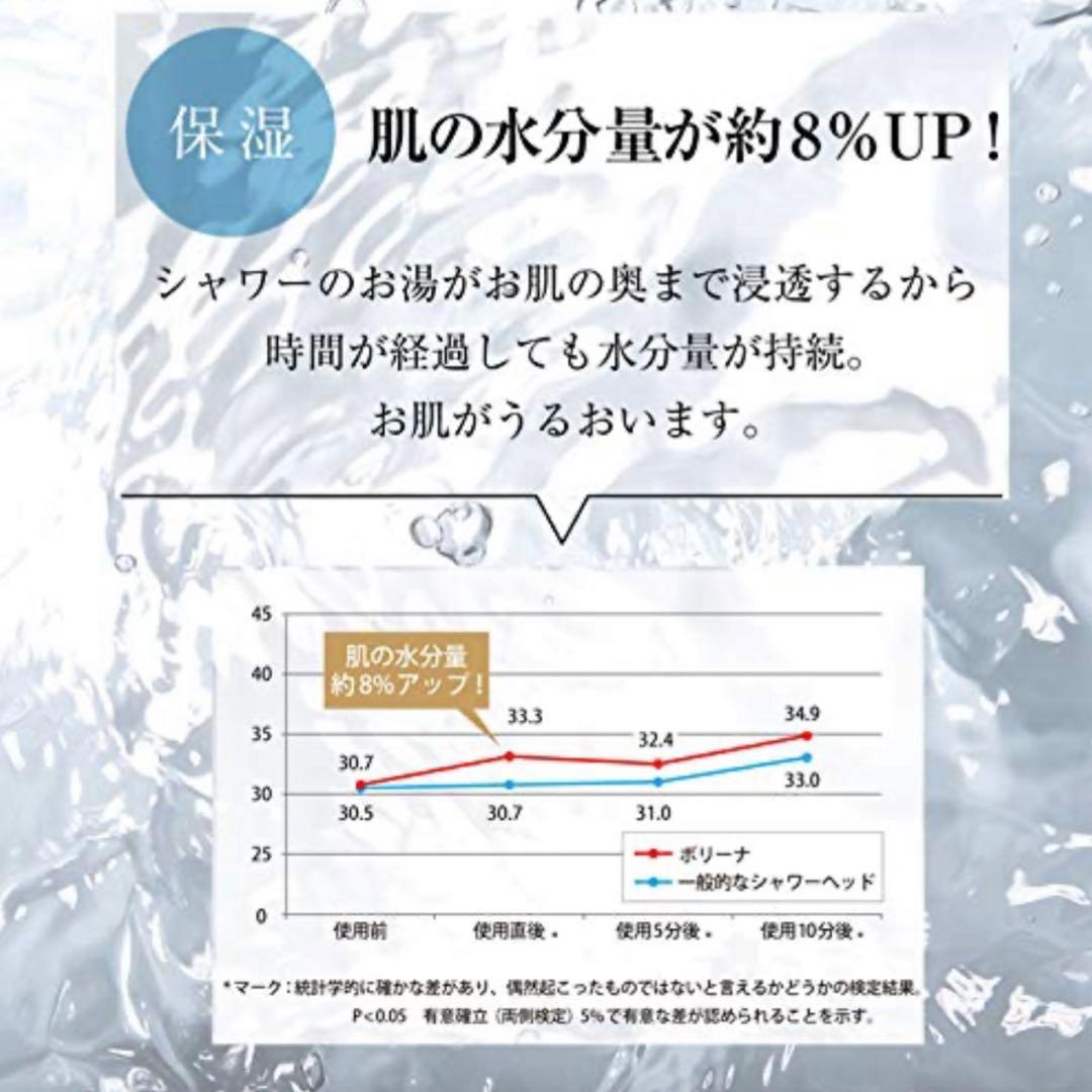 新品 ボリーナ Bollina シャワーヘッド ファインバブル TK-7030