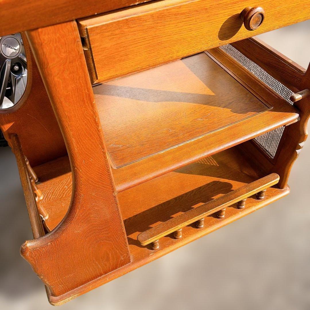 karimoku カリモク コロニアル キッチンワゴン 収納