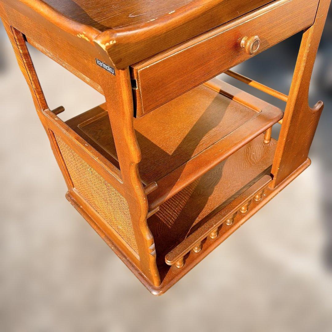 karimoku カリモク コロニアル キッチンワゴン 収納