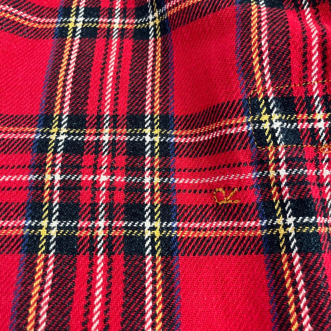 45R ジンバネルのチロルドレス　ワンピース 赤　チェック　フリーサイズ