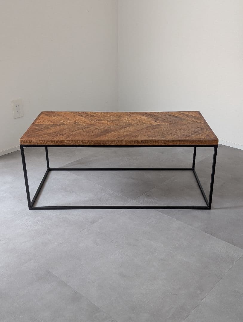 USED/LIFE FURNITURE ヘリンボーンテーブル インダストリアル