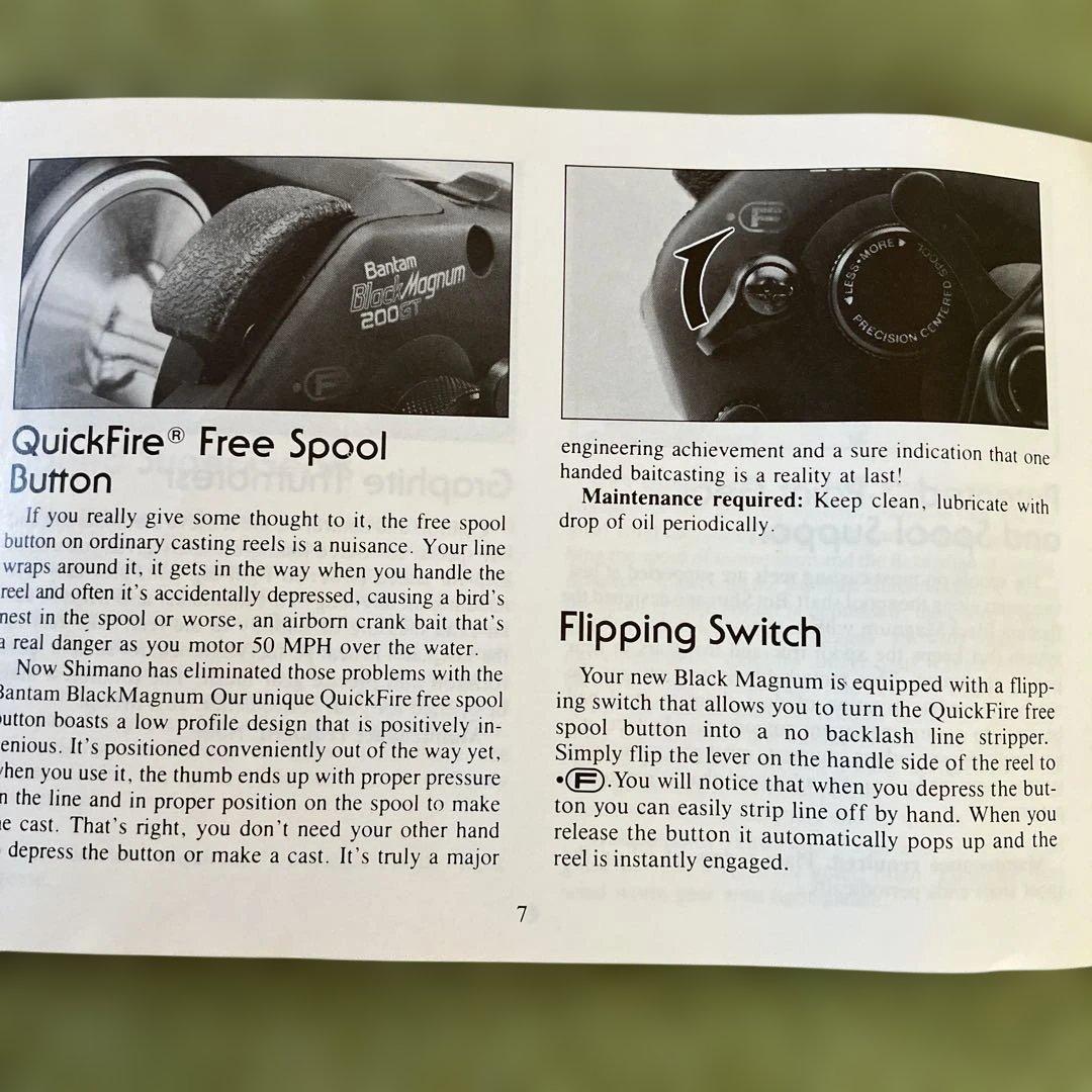 希少 Shimano Bantam Black Magnum 200GT