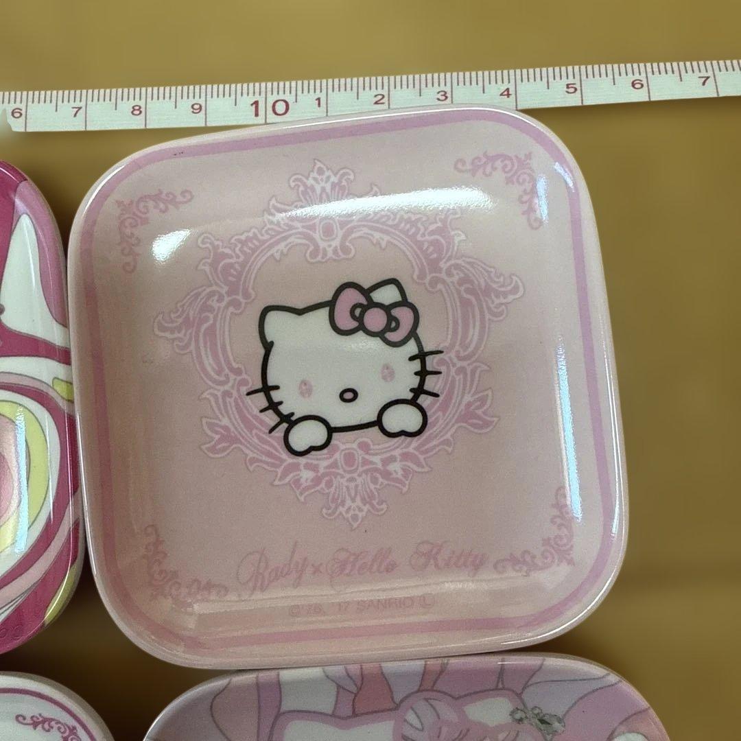 ハローキティ メラミン小皿 4枚セット　 豆皿　Rady レディー