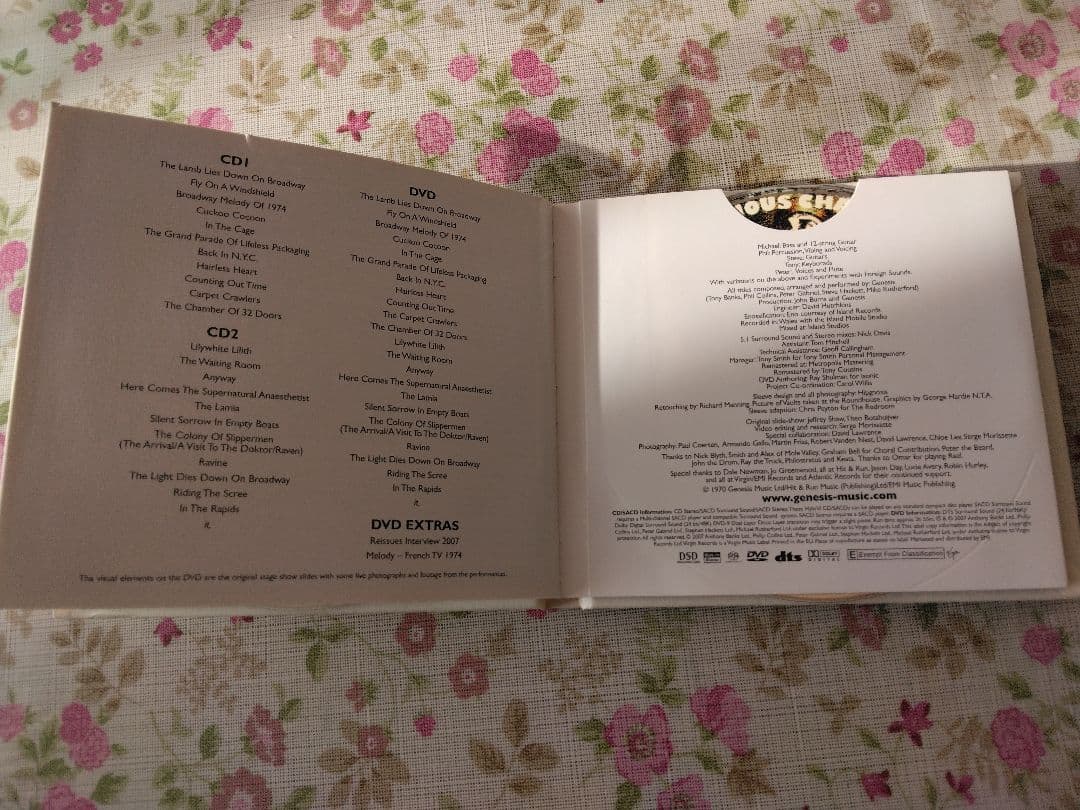 ◇ジェネシス GENESIS CD/DVD ボックス1970-1975 EU盤