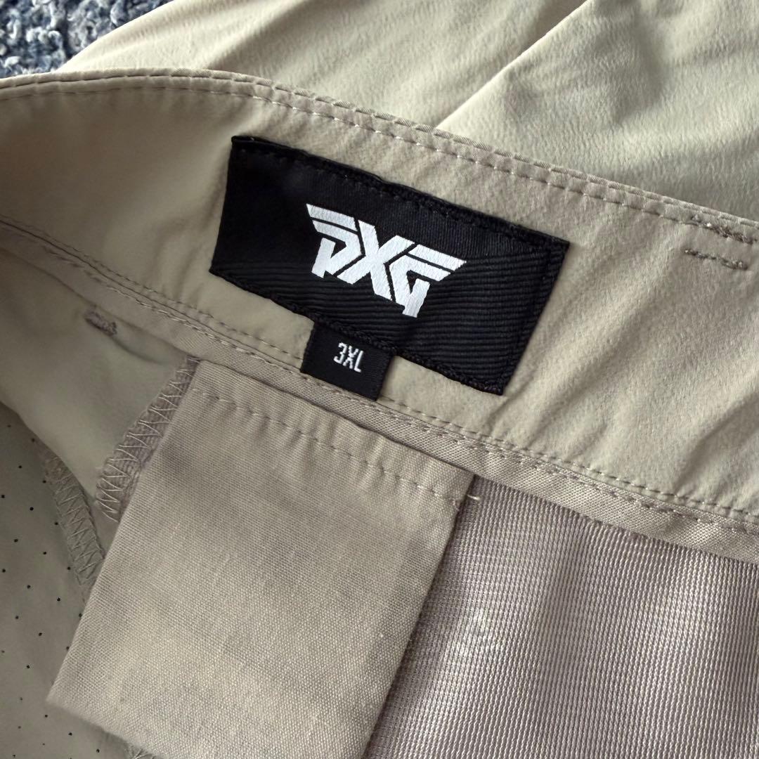PXG　ストレッチ　ハーフパンツ　ショートパンツ　ゴルフウェア　ベージュ　3XL