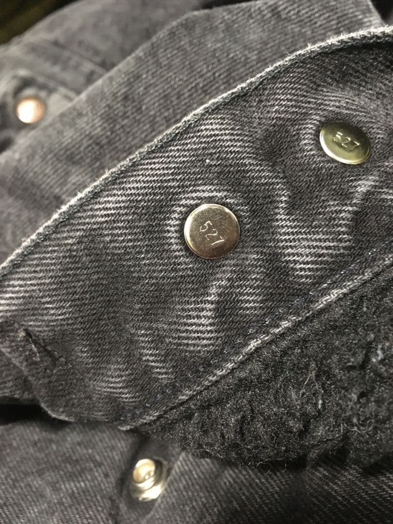 USA製 リーバイス 70629-4159 ボア ブラック デニムジャケット